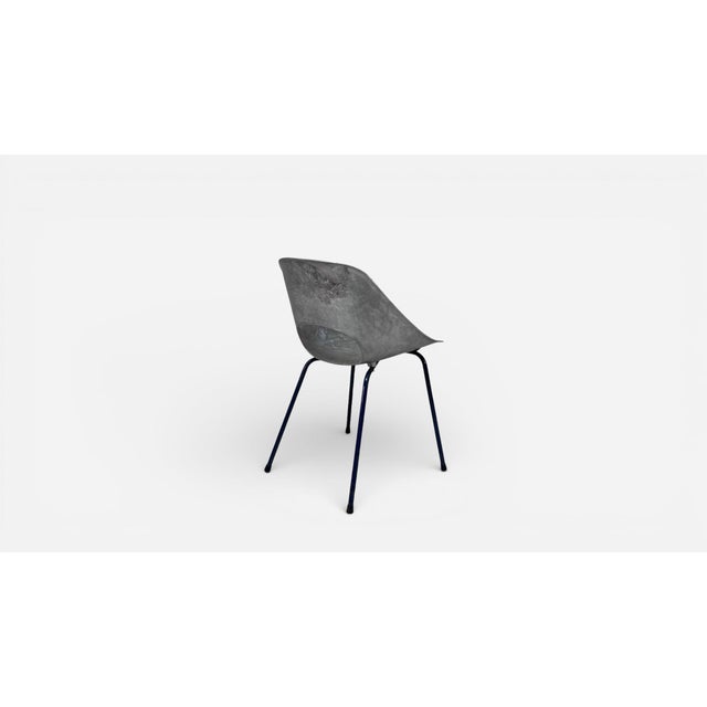 Metal 1950s Tulipe Chair by Pierre Guariche for Steiner For Sale - Image 7 of 13