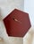 Red Baker Furniture Chinoiserie Style Red Lacquer Hexagonal Side Table For Sale - Image 8 of 12