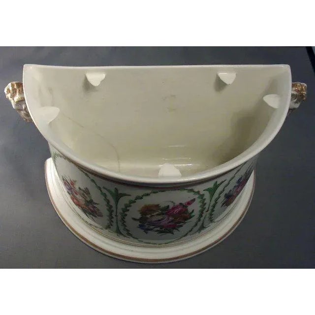 Early 19th Century Derby Porcelain Ram's Head Handle Bough Pot Vase For Sale In New York - Image 6 of 8
