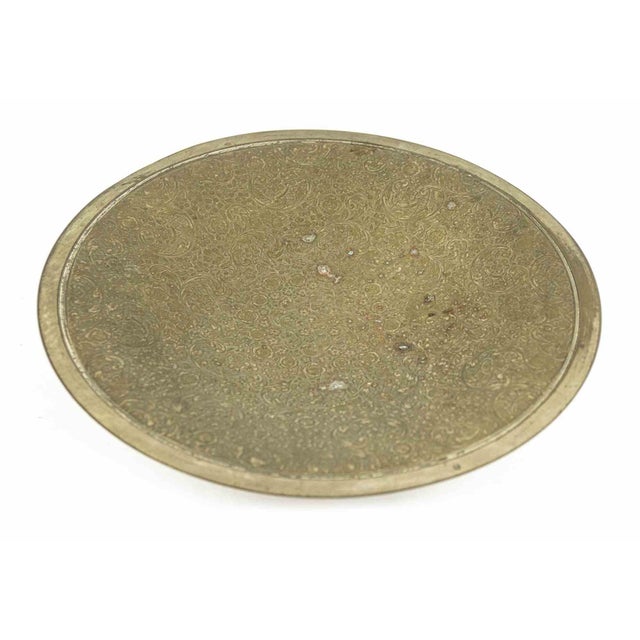 Decorative Brass Centerpiece, Italy, Mid-20th Century For Sale - Image 3 of 5