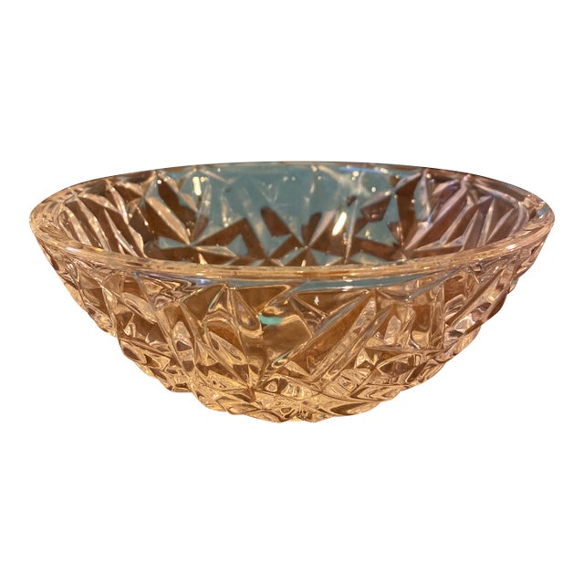 Vintage Tiffany & Co. Cut Crystal Bowl – Made in Germany – Original Box For Sale