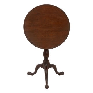 George III Style Mahogany Tripod Table For Sale