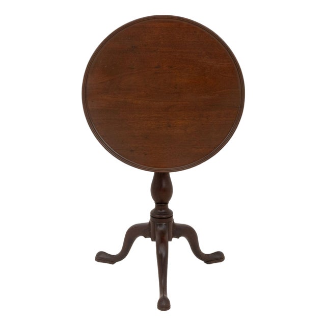 George III Style Mahogany Tripod Table For Sale