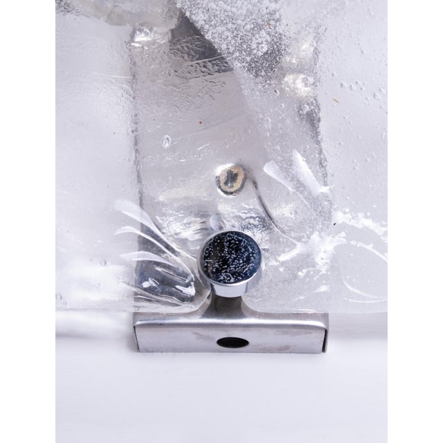 1960s Large Murano Glass Wall Sconce from Mazzega, 1960s For Sale - Image 5 of 18