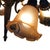1900s Louis XVI Style Scrolling Bronze Belle Époque Six-Light Chandelier W/ Shades For Sale - Image 13 of 15