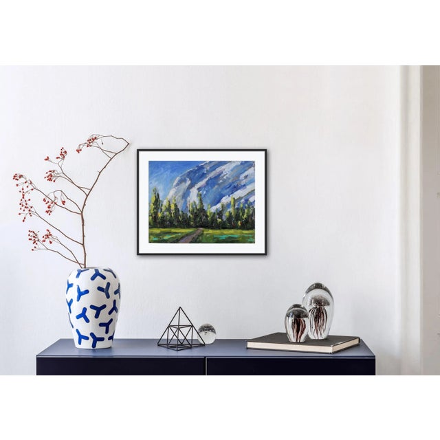 Yosemite Landscape (Original Plein Air Oil Painting) For Sale - Image 4 of 12