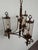 Neoclassical Empire Brass and Glass Chandelier, 1950s For Sale - Image 4 of 18