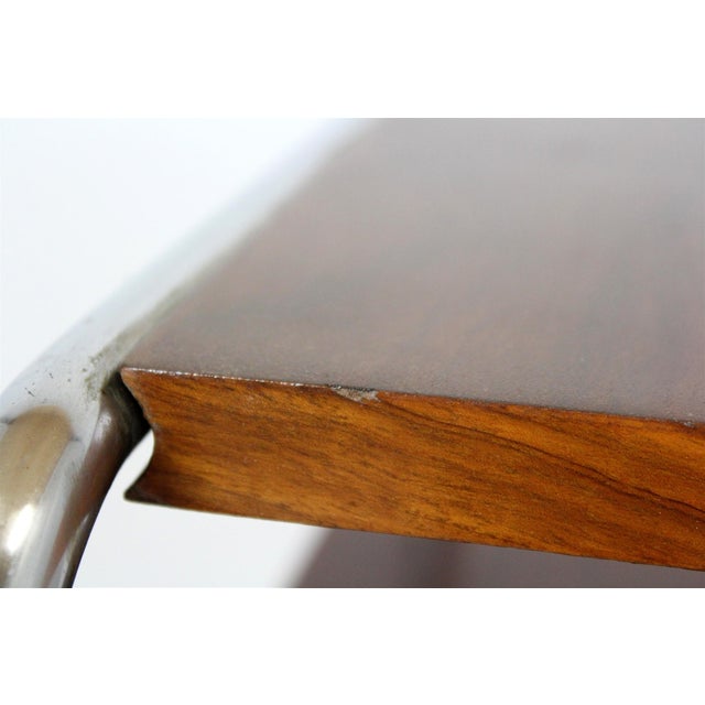 Bauhaus Model N1 Bedside Table by Robert Slezak, 1940s For Sale - Image 13 of 18