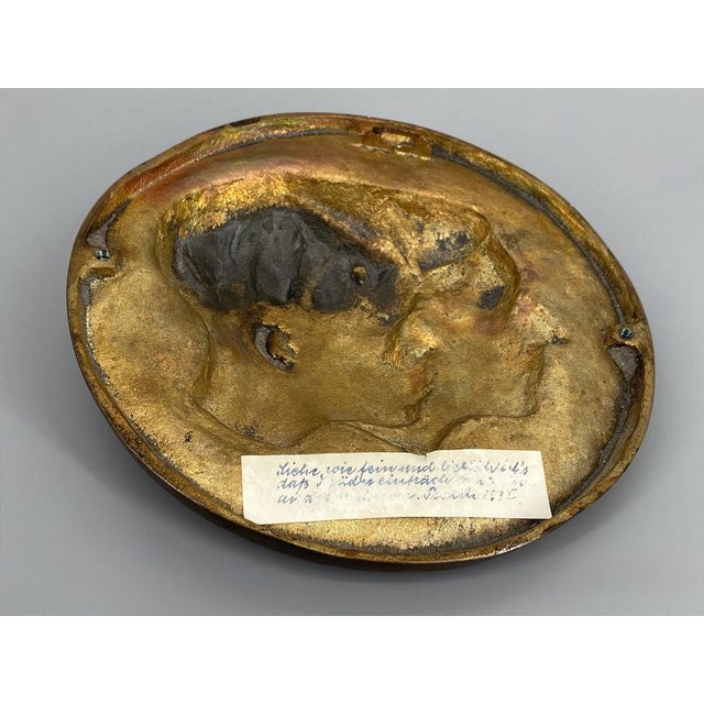 Walter Kalot, Relief with Portraits, 1950s, Bronze For Sale - Image 9 of 16