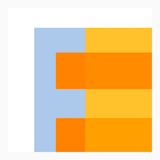 Yellow Through Orange on Blue Fine Art Print 40" X 50" by Liz Roache For Sale - Image 4 of 6