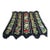 Mid-Century Hand-Embroidered Floral Cross-Stitch Afghan Throw Blanket - 66" X 56" For Sale