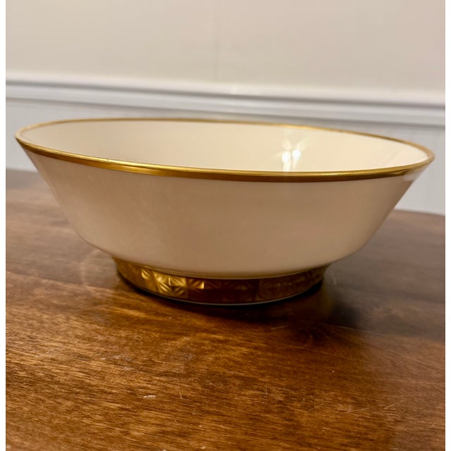 Lenox 1970s Lenox Landmark Serving Bowl For Sale - Image 4 of 14