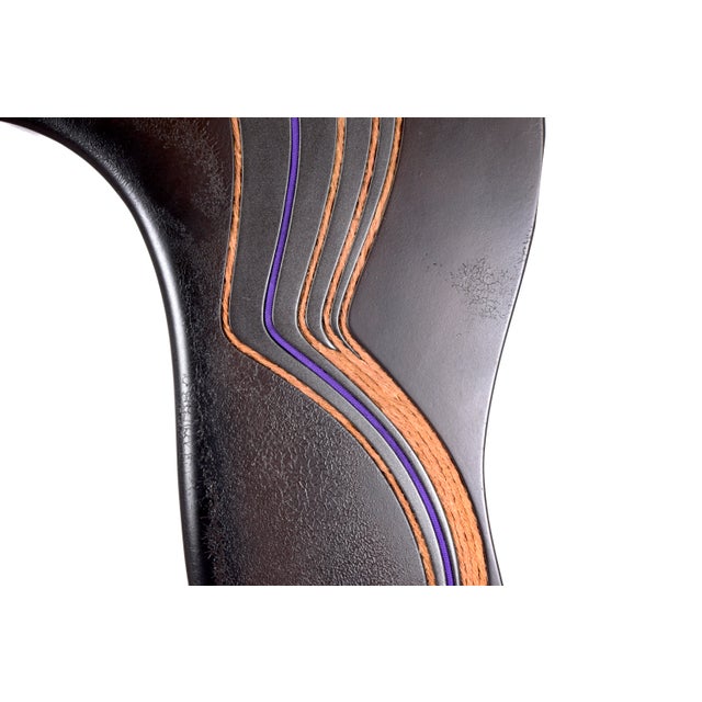 Brown 1980s Scarab Totem Abstract New Age Surreal Sculpture by Mickey Kane For Sale - Image 8 of 10