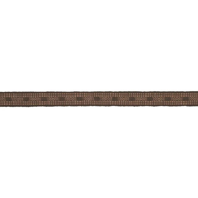 Inspired by an antique blanket from India, Nael Linen Cotton Tape is made of stiff, irregular yarns and woven on a...