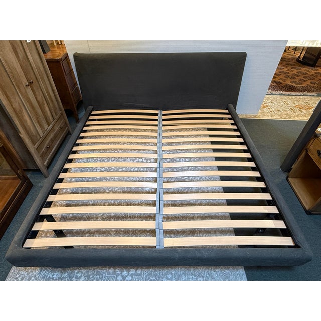 Modern Eastern King Neils Bendsten for Design Within Reach Reve Platform Bed Frame For Sale - Image 3 of 18