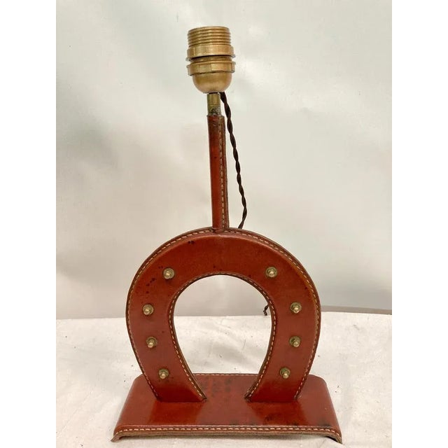 Vintage Lamp by Jacques Adnet, 1950s For Sale - Image 6 of 9