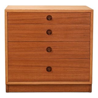 Danish Beech and Teak Chest of Drawers by Børge Mogensen for Karl Andersson & Söner, 1960s For Sale