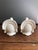 1950s White Napcoware Turkey Candleholder Thanksgiving Pair For Sale - Image 5 of 11
