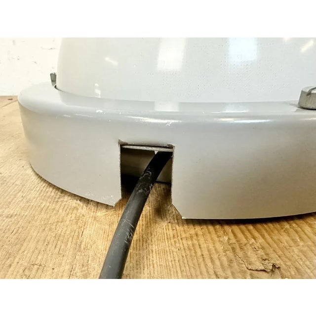 Metal Vintage Emergency Wall Light from Elektrosvit, 1970s For Sale - Image 7 of 13