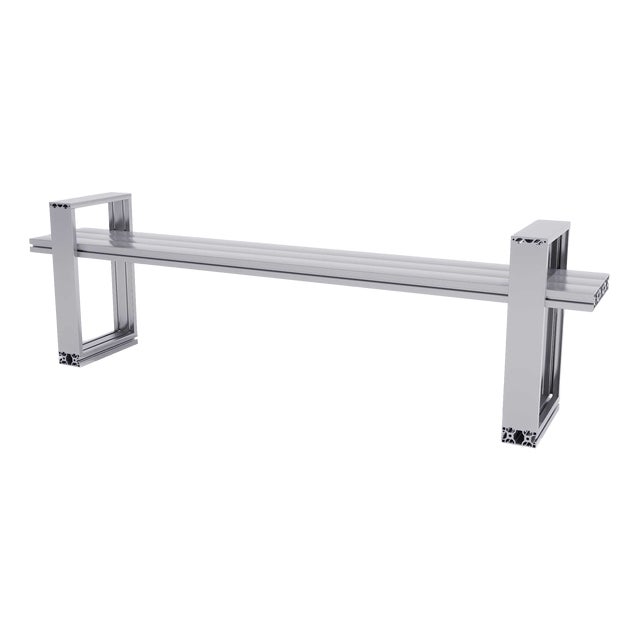 Sao Paulo Bench from Aluminium Exchange For Sale