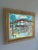 1965 Mid-Century Modern 'The Joyful Passage' Vintage Original Swedish Street Scene Oil Painting, Framed For Sale - Image 4 of 13