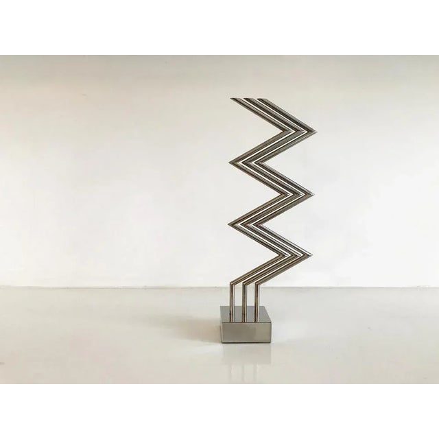 Metal Yaacov Agam, 3 X 3 Interplay Kinetic Sculpture, 1970, Silver Plated Metal For Sale - Image 7 of 12
