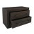 2020s Modern Espresso Two Drawer Nightstand For Sale - Image 5 of 7