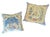 A PAIR of Jules Pansu Paris Tapestry Pillows Made in Paris, France One Pillow features an Animalia motif of a Fox, while...
