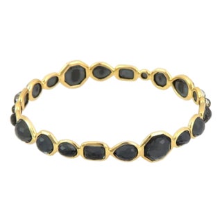 Ippolita Rock Candy Gelato Quartz 18k Yellow Gold Bangle Bracelet For Sale
