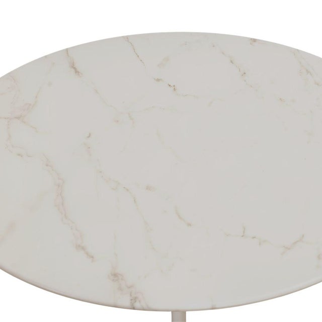 Knoll Knoll Saarinen Round Side Table by Eero Saarinen, Pair Of For Sale - Image 4 of 5