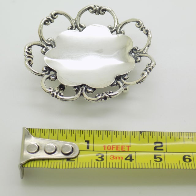 Vintage Italian Handmade Genuine Silver Table Centerpiece Figurine, 1980s For Sale - Image 12 of 13