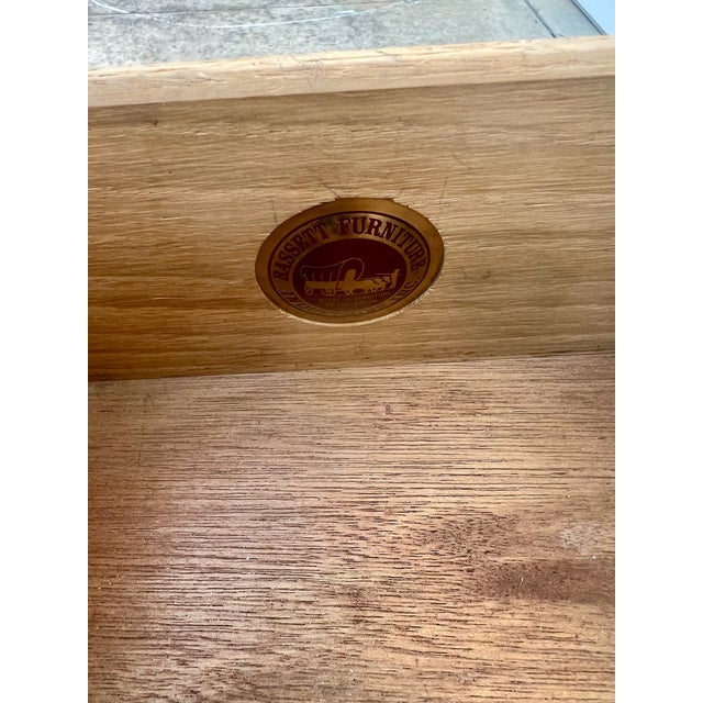 Vintage Bassett Furniture French Provincial Louis XV Style Vanity