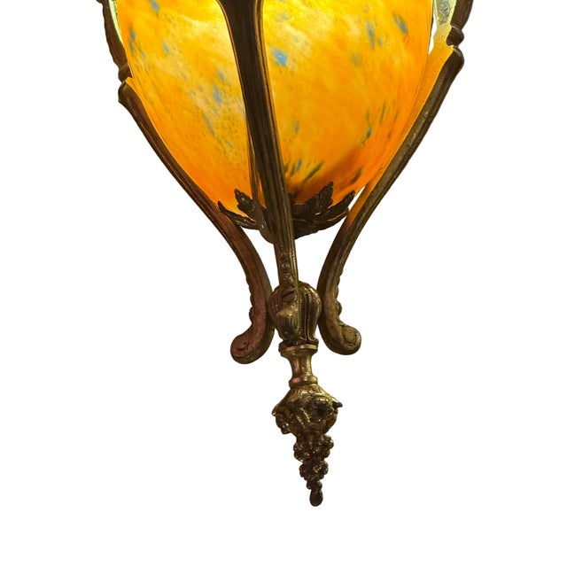 Art Deco Antique French Art Deco Chandelier For Sale - Image 3 of 8