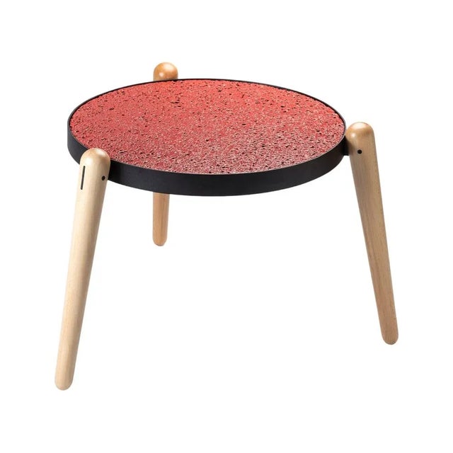 Not Yet Made - Made To Order Marble, Steel and Wood Tris Coffee Table by Luca Maci for Kimano For Sale - Image 5 of 5