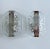 Mid-Century Modern Vintage Bubble Glass and Chrome Sconces, 1970s, Set of 2 For Sale - Image 3 of 18
