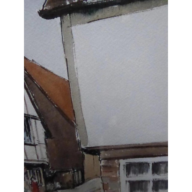 Wood Ronald Birch, Angel Inn, 1978, Watercolour on Paper, Framed For Sale - Image 7 of 14