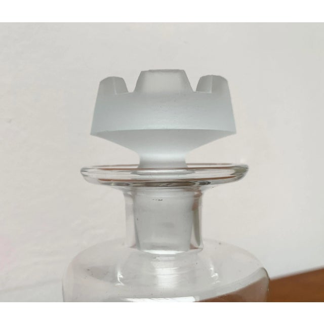 Vintage Glass Bottle from Bohemia Crystal, 1970s For Sale - Image 3 of 17