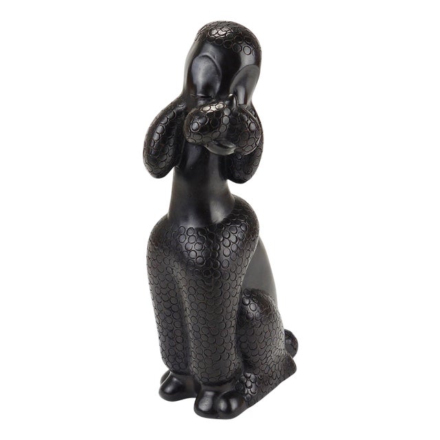 Poodle Figurine attributed to Leopold Anzengruber, Austria, 1950s For Sale