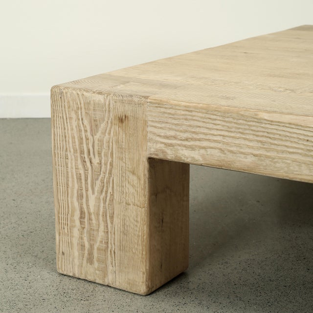 Wood Ravello Extra Large Coffee Table - Weathered Natural For Sale - Image 7 of 10
