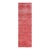 1970s Vintage Turkish Handmade Wool Cotton Red Runner Rug For Sale