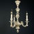 Vintage Capodimonte Porcelain 3-Arm Chandelier, Italy, 1940s For Sale - Image 10 of 14