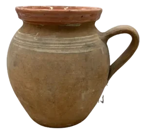Antique Hungarian Folk Art Cooking Pottery
