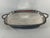 English 1970s Leonard Silverplate Oblong Footed Platter or Tray For Sale - Image 3 of 12