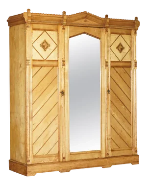 Victorian Aesthetic Movement Ash Wardrobe