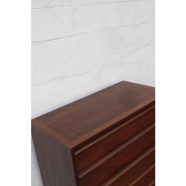 Wood Lane Furniture Mid Century Modern Tall Chest of Drawers 6231 For Sale - Image 7 of 14