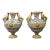 Pair of Large Antique Italian Majolica Urns For Sale