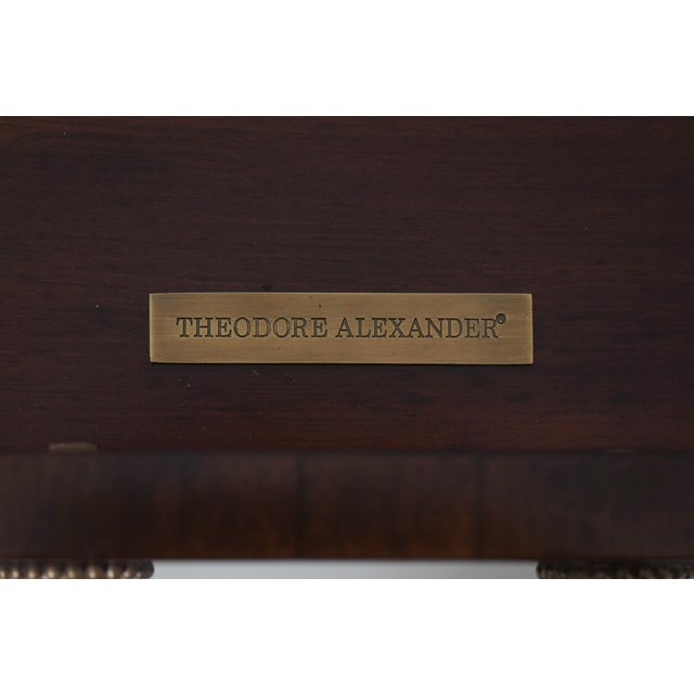 Theodore Alexander 5006-025 Walnut Lamp Table For Sale - Image 17 of 18