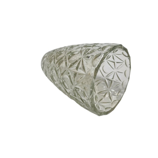1950s Art Deco Crystal Vase, Former Czechoslovakia, 1950s For Sale - Image 5 of 5