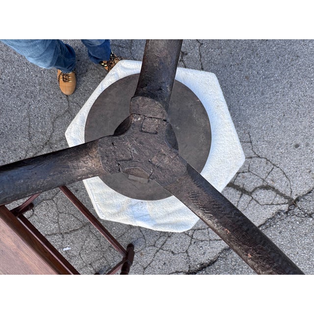 19th Century English Pedestal Side Table For Sale - Image 10 of 10