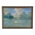 Large Vintage Original Landscape Dog Oil Painting For Sale